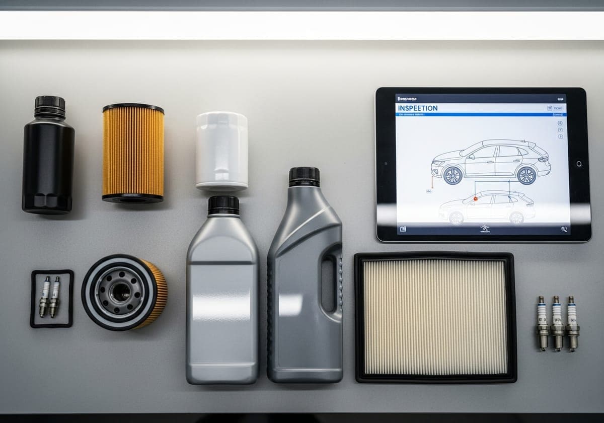Illustration for the article: The Complete Car Service Checklist (What Should Be Included)