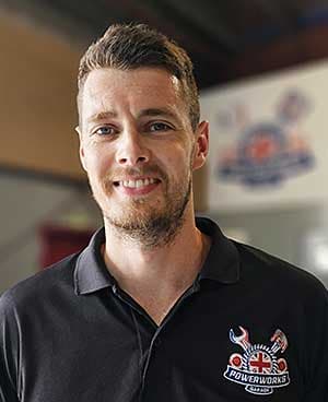 Glenn Power, founder and lead technician at Powerworks Garage