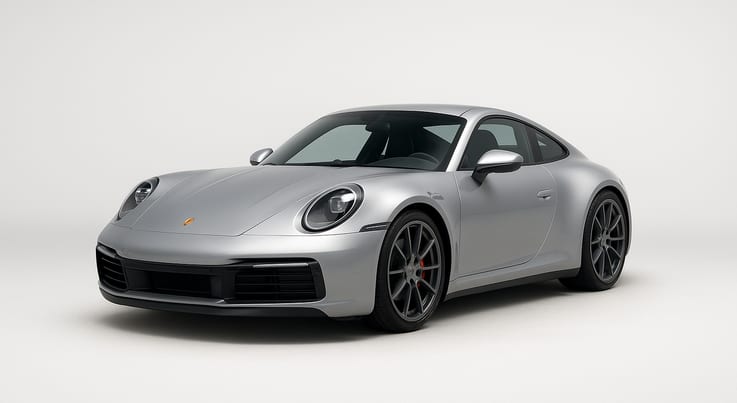 A Porsche 911, the model Efe Yaman had serviced at Powerworks