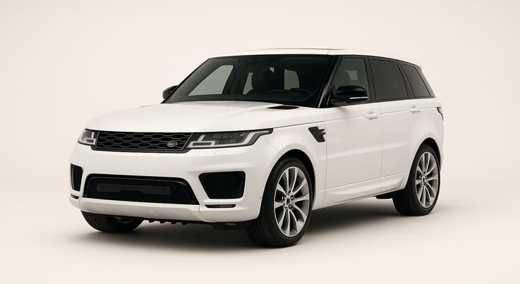 A Range Rover Sport, the model James Anderson had serviced at Powerworks